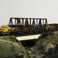 Starting scenery on the BNSF Benzach Sub