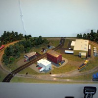 Overhead view of layout