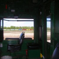 UP 844 Cab Interior