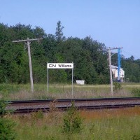 CN Williams Town Sign