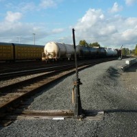 A string of tank cars