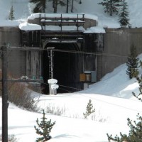 North side of tunnel
