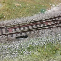 Unitrack Turnout with Painted Rails