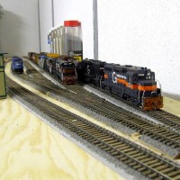 Yard Tracks With Two Testtrains