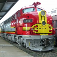 EX SP locomotives masquerading as ATSF