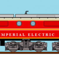 Pacific Electric 1960s Freight Engine