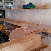 Staging yard framing box, test fit #2