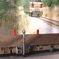 This is an NP First Class depot in Z Scale, modeled after Battle Lake MN.