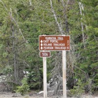 Hiawatha Trailhead sign