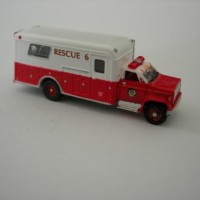 Chevy Fire Rescue Truck. Cinc Cab and a Athearn Body