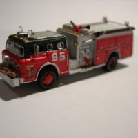 Chicago Fire Engine Co 95. Ford C. made from a Athearn Model