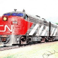 Just some drawings 0006: MLW(Alco) CNR 6714