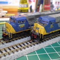 Custom Patched and Detailed CSX SD70MAC and CW44AC