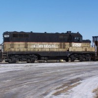 ex-Central of Indianapolis Geep #1750 at Henderson KY Riverport  (rare catch!)
