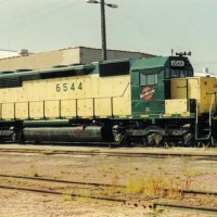 CNW 6544 in Olewein Iowa.