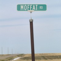 Moffat Rd  (in the middle of Northern MT?!?  The nearest D&RGW tracks are about 850 miles from here...)  Just something I saw on the way to Lake Elwell, MT.