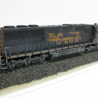 SD50 #5510 - I made these number boards using MS Word (inspired by Flash Blackman's article in NSR) but they are not decals - just the number boards printed onto high grade photo paper & sealed with flat finish