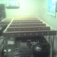 This is the benchwork made by Sievers Benchwork.