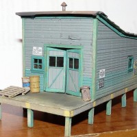 The MoW Shed, by Fos Scale Models.   I'm just about done with this one...