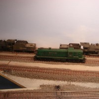 3 worn out engines, a 2-6-0 (Rex Kit), 2-8-0 (Brass kit), and a RS-2 (Alco Models Brass Import).