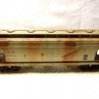 Atlas Trainman ACF 3560 Covered Hopper, weathered.