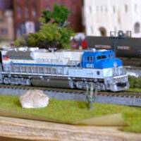 Kato's SD70ACe George Bush model.
No matter your political views this is one nice looking locomotive