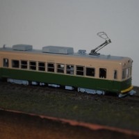 An N scale Kyoto tram by Modemo.