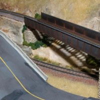 The new road on the JACALAR, crossing the lower rails