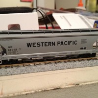 A new Micro-Trains Western Pacific ACF Center Flow.