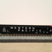 A Trainworx Western Pacific 52' gondola.