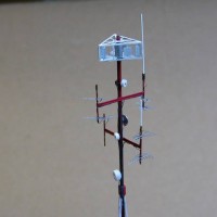 Broadcast radio TV tower - coax cable runs