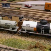 Two DOD Tank Cars