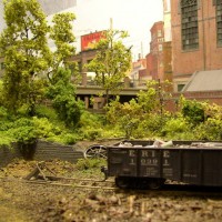 recent shots of the layout with shrubbery added