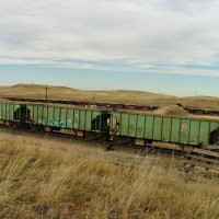 Borie Cutoff ballast train