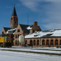 The Cheyenne depot in winter