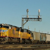 SD70M at west Cheyenne