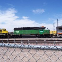 Ex- BN greenie SD40-2, Gallup, NM
