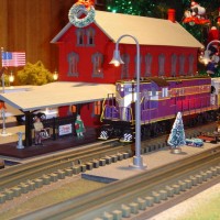 Christmas Train pulls into Westfield.