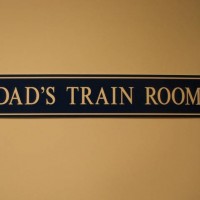 Train Room Sign