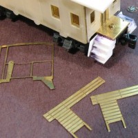 Eched parts for caboose