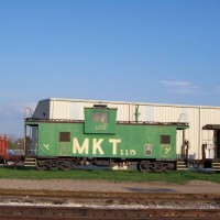 MKT caboose 115 on display, Denison, TX