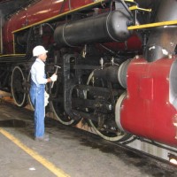 Servicing Locomotive