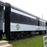 Nfld Railway RPO car at Corner Brook