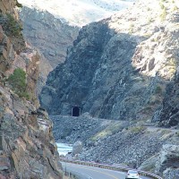 Wind River Canyon tunnels