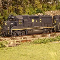 B&O GP40 Train 1