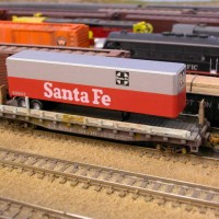 Atlas TOFC Detailed and Weathered ATSF91716