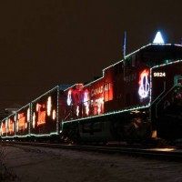 Canadian Pacific Holiday Train Sturtevant, WI Dec 2007
