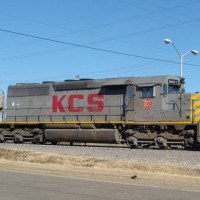 KCS SD40 6601, Heavener fueling rack, Heavener, OK