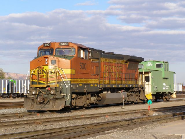 shoving platform bnsf trainboard