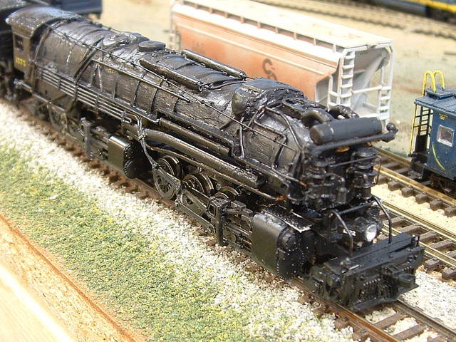 n gauge steam trains